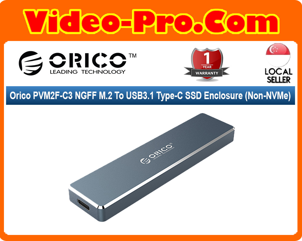 Orico PVM2F-C3 NGFF M.2 To USB3.1 Type-C SSD Enclosure (Non-NVMe)