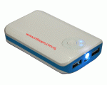 NEO PB7800-Blue 7800MAH Power Bank with Led Torch Light (Samsung Battery Inside)