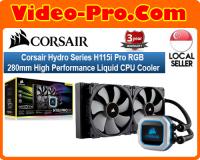 Corsair H55 RGB 120mm Liquid CPU Cooler Black (CW-9060052-WW)