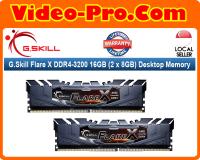 G.Skill Flare X DDR4-3200 16GB (2 x 8GB) 288-Pin DDR4 SDRAM  PC4-25600 Desktop Memory Model F4-3200C16D-16GFX